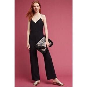 Anthropologie The Essential Slim Jumpsuit Size 14